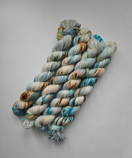 Whispering Birch - Hand-dyed Yarn Mini Skein
