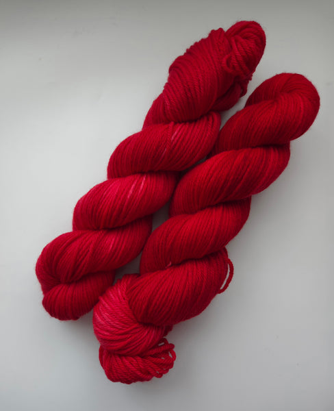 Fuego- Handdyed Red Yarn