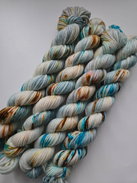Whispering Birch - Hand-dyed Yarn Mini Skein
