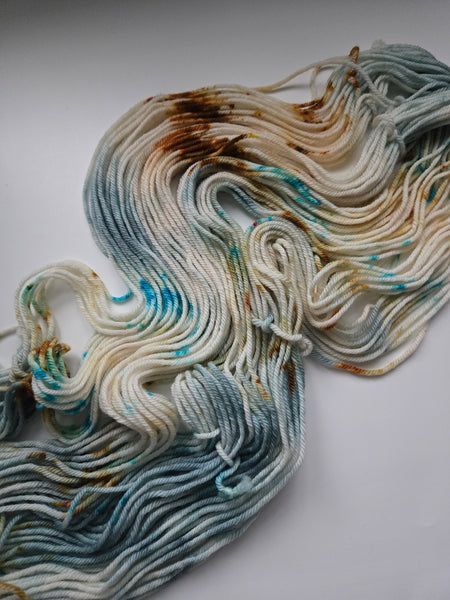Whispering Birch - Hand-dyed Yarn Mini Skein