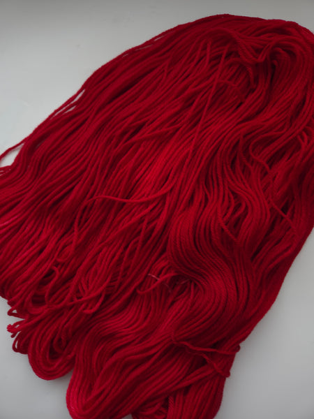 Fuego- Handdyed Red Yarn