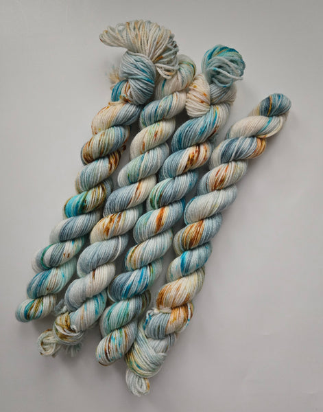Whispering Birch - Hand-dyed Yarn Mini Skein