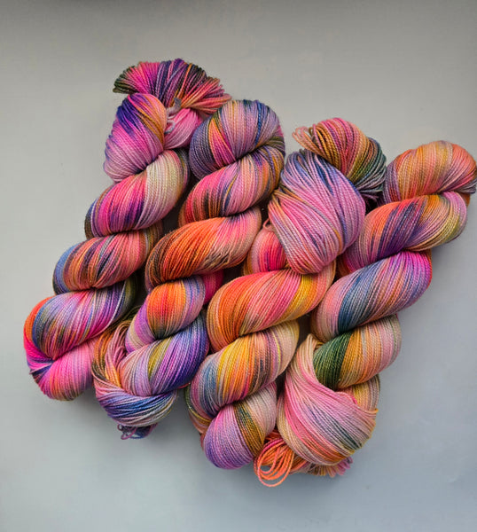 Roller Rink - Hand-dyed Yarn (Multiple Bases)